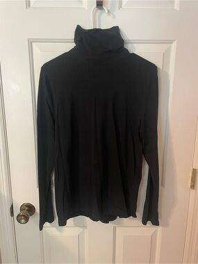 J. Crew Black Turtleneck Long-Sleeve Top